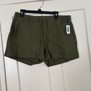 NWT Old Navy Green Cargo Shorts Relaxed Fit